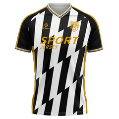 黒 と白線バスケ ユニフォーム