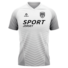 サッカー ジャージ白とグレー