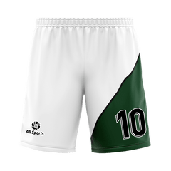 白と緑 短 パンツ