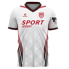 サッカー 白黒 ユニフォーム