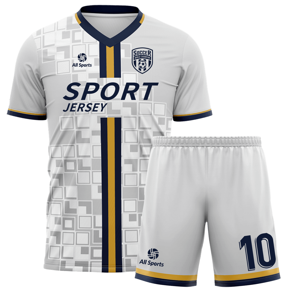 グレーサッカー ユニフォーム