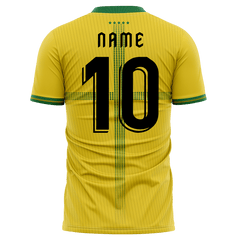 黄色線 t シャツ サッカー