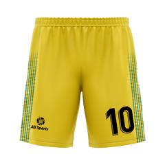 黄色線 サッカーパンツ