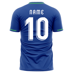 サッカー t シャツ紺縞 back number