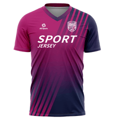 サッカー t シャツ深いピンク