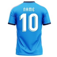 All Sports,昇華 サッカー ユニフォーム,半袖,青,オリジナル ユニフォーム