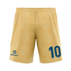 All Sports,昇華 サッカー ユニフォーム,短パン,黄,オリジナル ユニフォーム