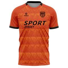 All Sports,昇華 サッカー ユニフォーム,半袖,オレンジ,オリジナル ユニフォーム