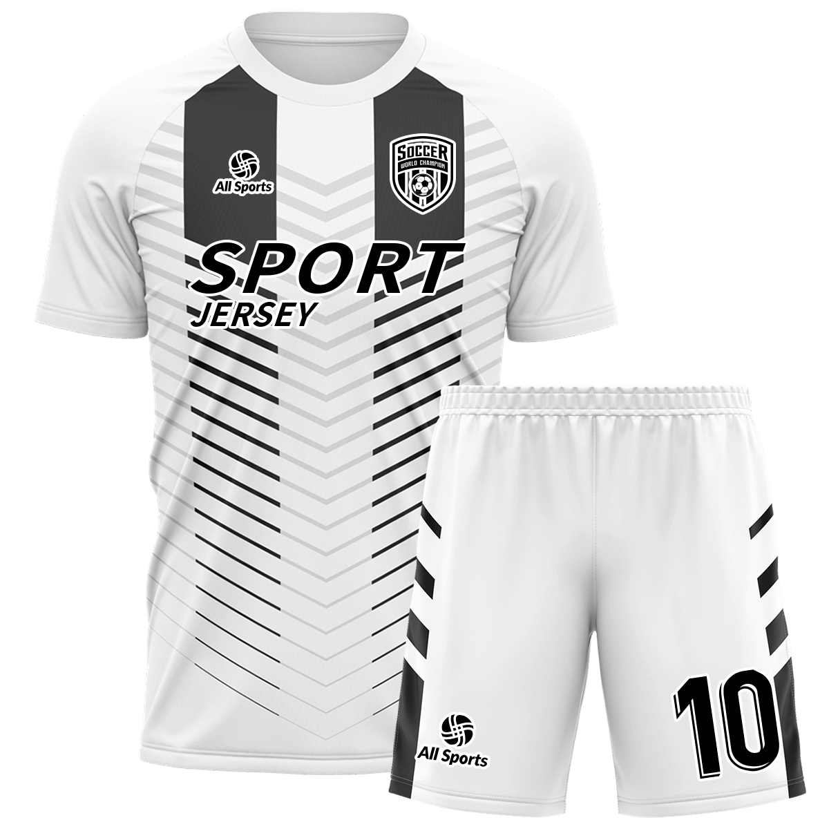 白線ユニホーム着