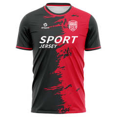 黒と赤バスケ ユニフォーム