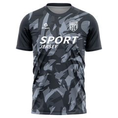 黒い迷彩バスケ ユニフォーム