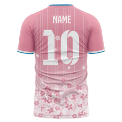 サッカー ピンクの桜 ユニフォーム