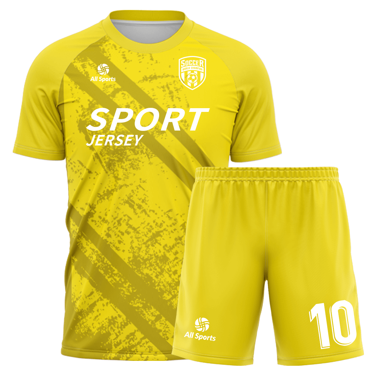 黄色い迷彩ユニフォーム サッカー