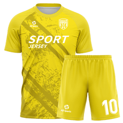 黄色い迷彩ユニフォーム サッカー