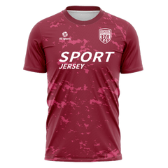 サッカー ユニフォーム 赤い迷彩