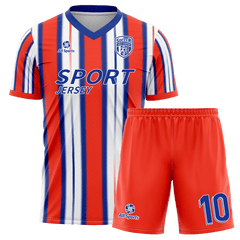 サッカー ユニフォーム ストライプ