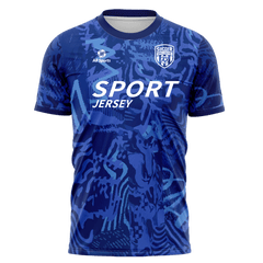 サッカー 青い ユニフォーム