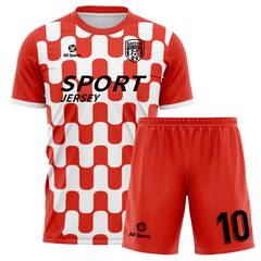 サッカー ユニフォーム 赤