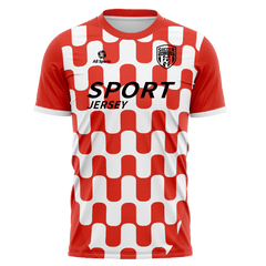 赤 サッカー ユニフォーム