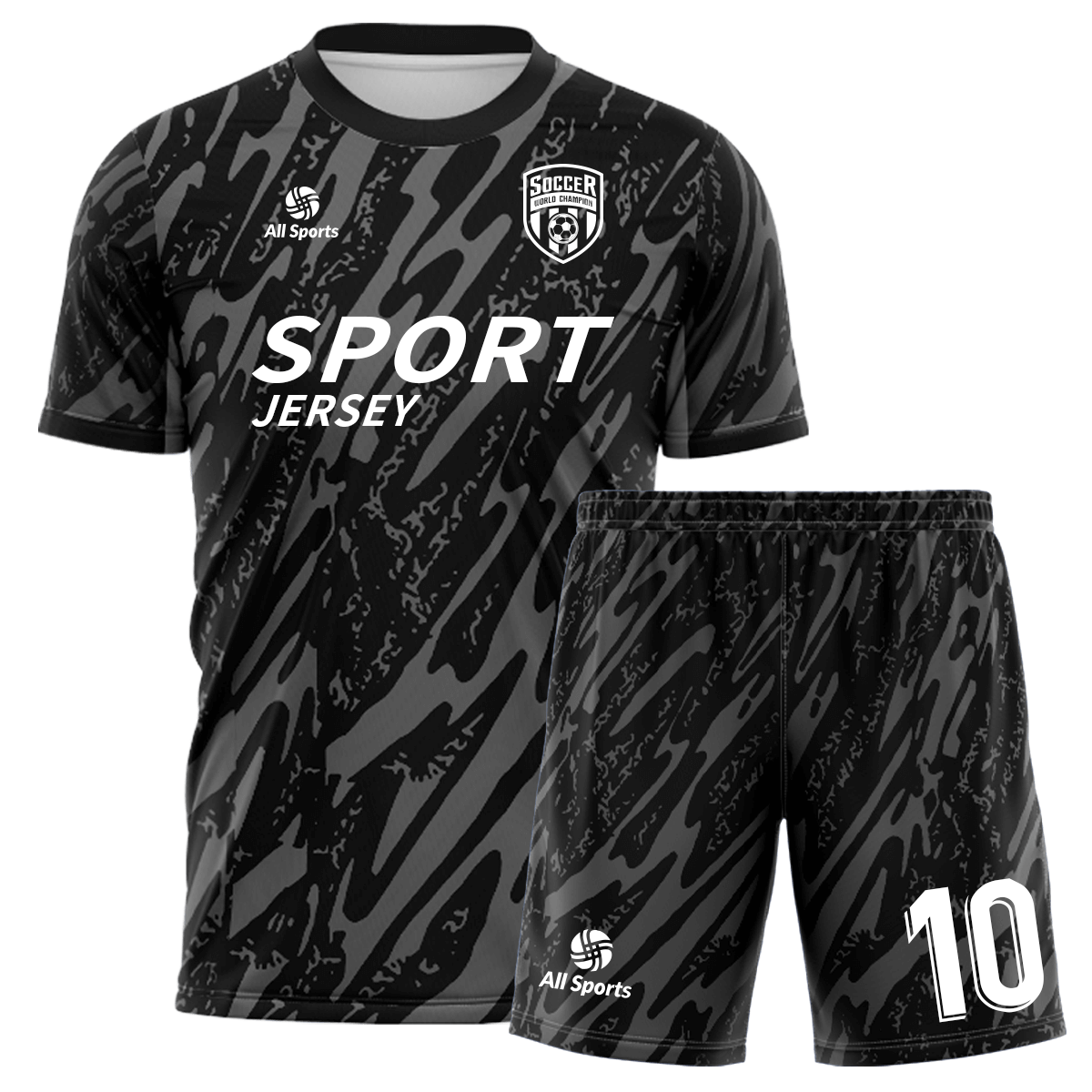 黒 ユニフォーム サッカー