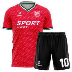 赤 サッカー ユニフォーム