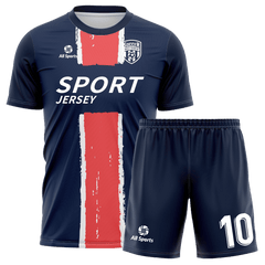 サッカー ユニフォーム 紺