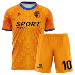 サッカー ユニフォーム オレンジ
