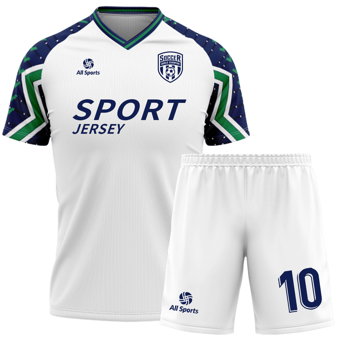 白 ユニフォーム サッカー