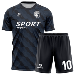 サッカー ユニフォーム 青黒