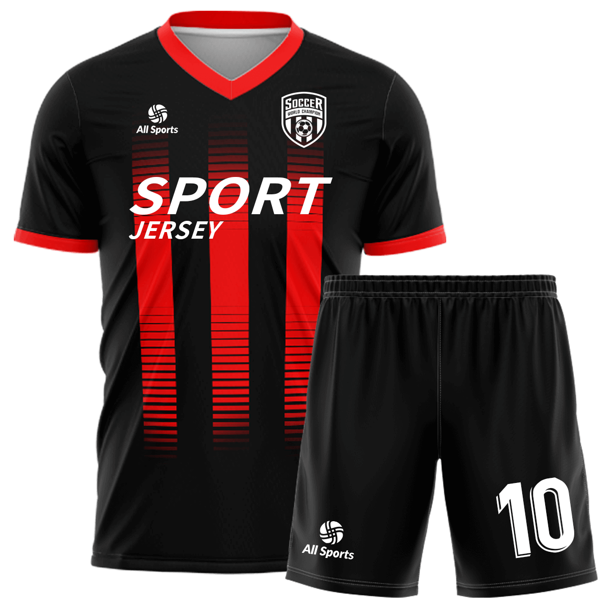 サッカー ユニフォーム ストライプ