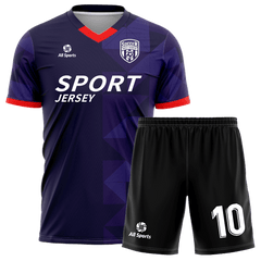 サッカー ユニフォーム 青