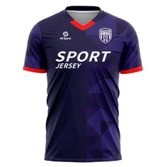 サッカー 青い ユニフォーム