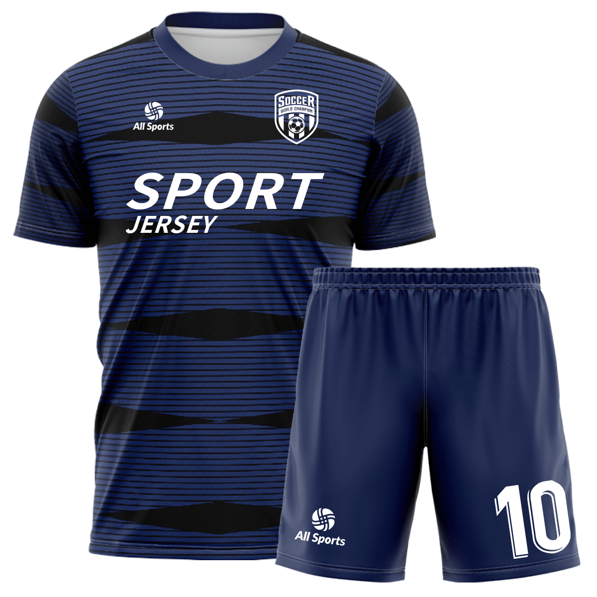 サッカー ユニフォーム ネイビー