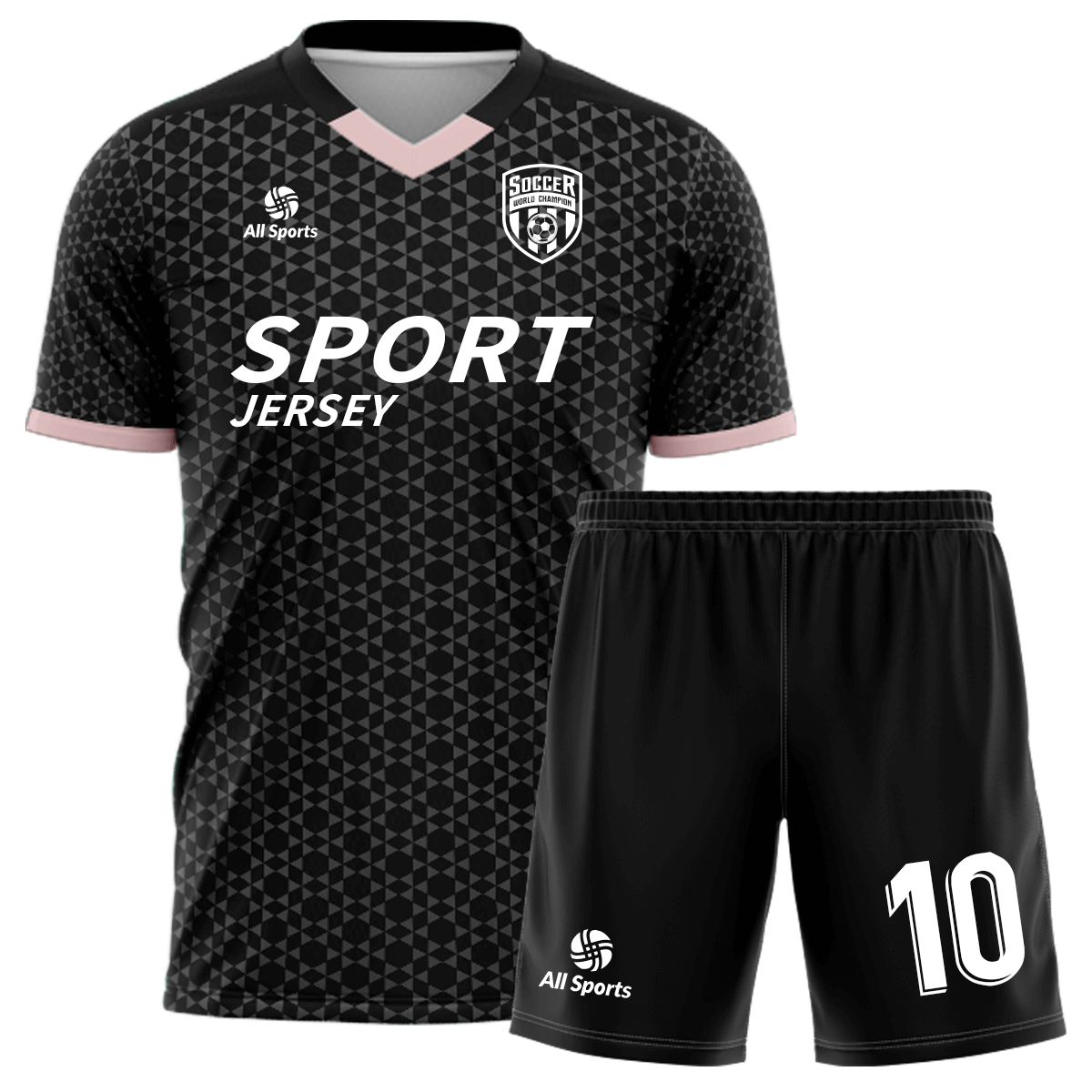 サッカー ユニフォーム 黒