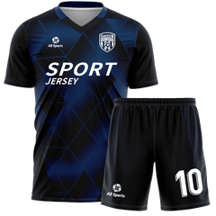 サッカー ユニフォーム 紺色