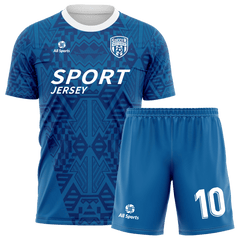 サッカー ユニフォーム 青