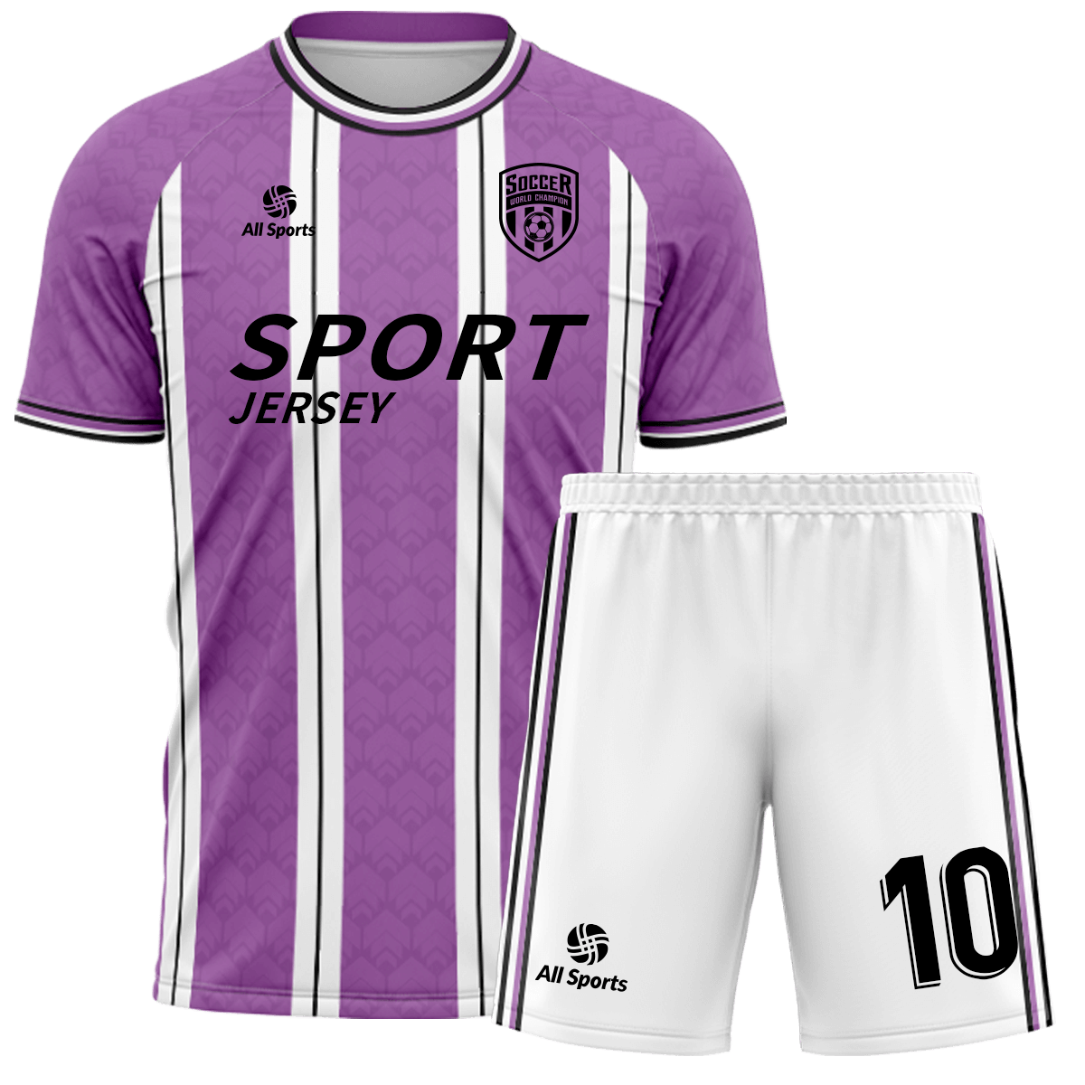 紫 サッカー ユニフォーム