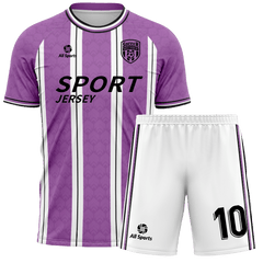 紫 サッカー ユニフォーム