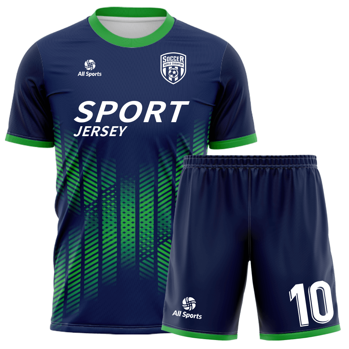 サッカー ユニフォーム 紺色