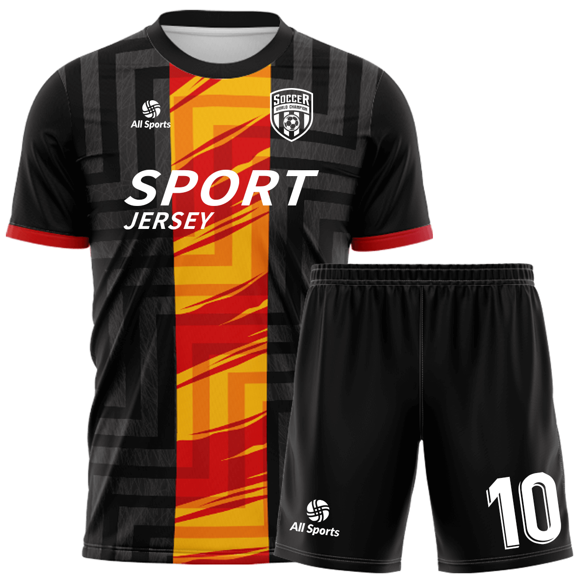 黒 ユニフォーム サッカー