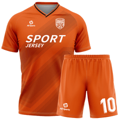 サッカー ユニフォーム オレンジ