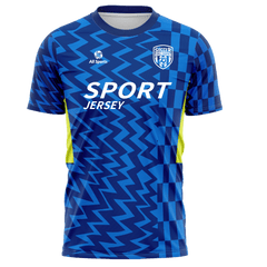 サッカー ユニフォーム 青