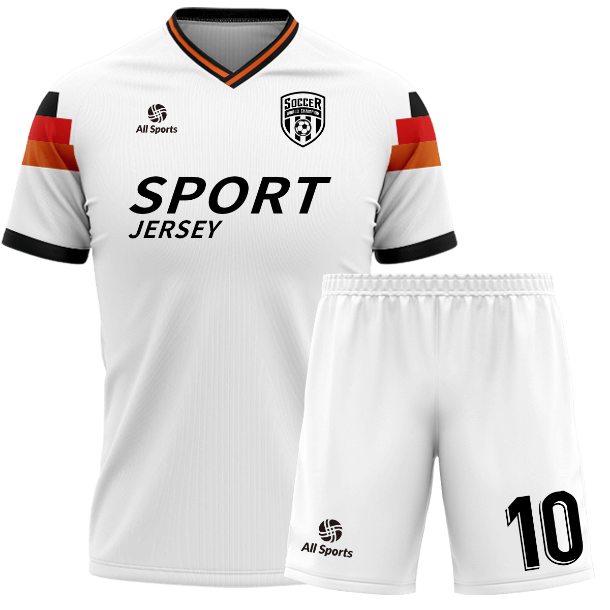 白 ユニフォーム サッカー