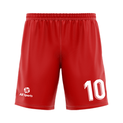 サッカー ハーフ パンツ 赤