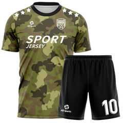 迷彩 サッカー ユニフォーム