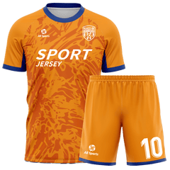 サッカー ユニフォーム オレンジ