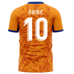 サッカー ユニフォーム 橙