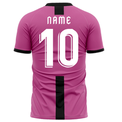 サッカー ユニフォーム ピンク 黒