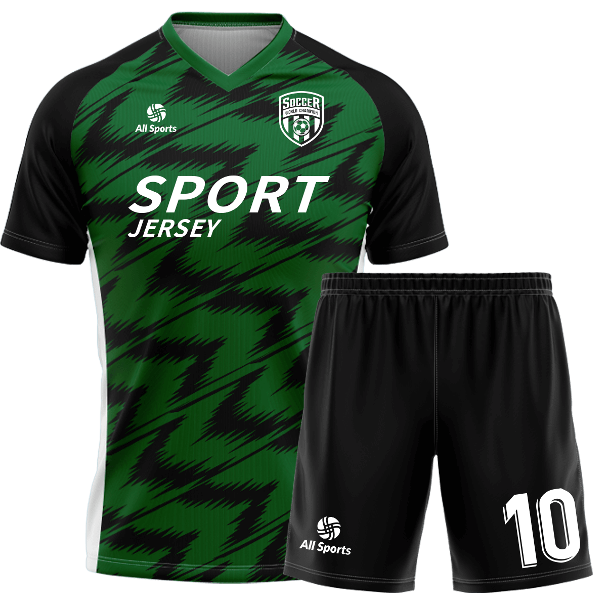 黒 緑 ユニフォーム サッカー