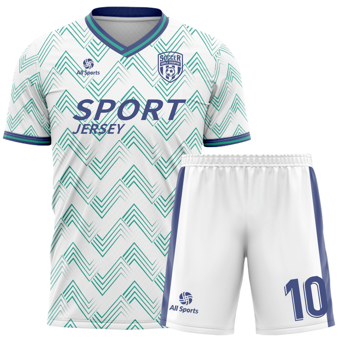 白 ユニフォーム サッカー